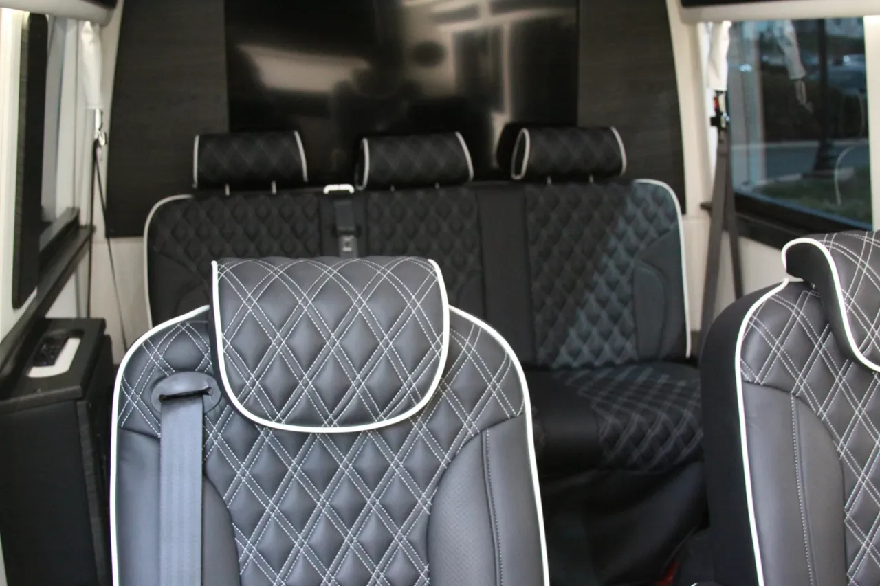 Black 2024 Mercedes-Benz SPrinter, angle 7