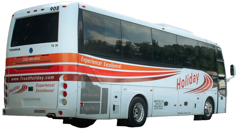 30 Passenger Mini Motorcoach exterior angle