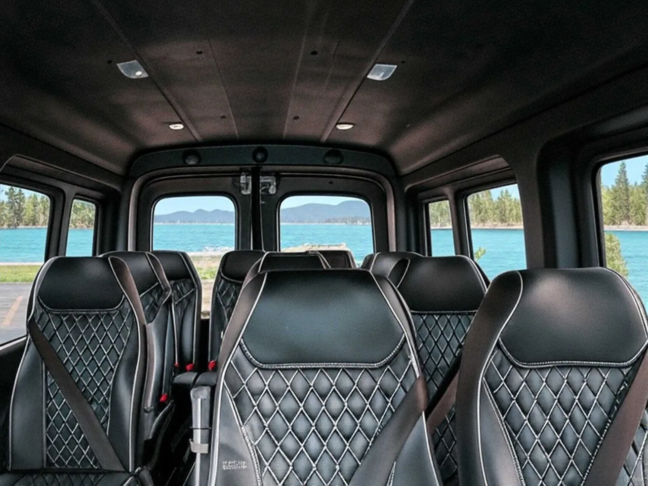 Ford EV Transit Van cabin view