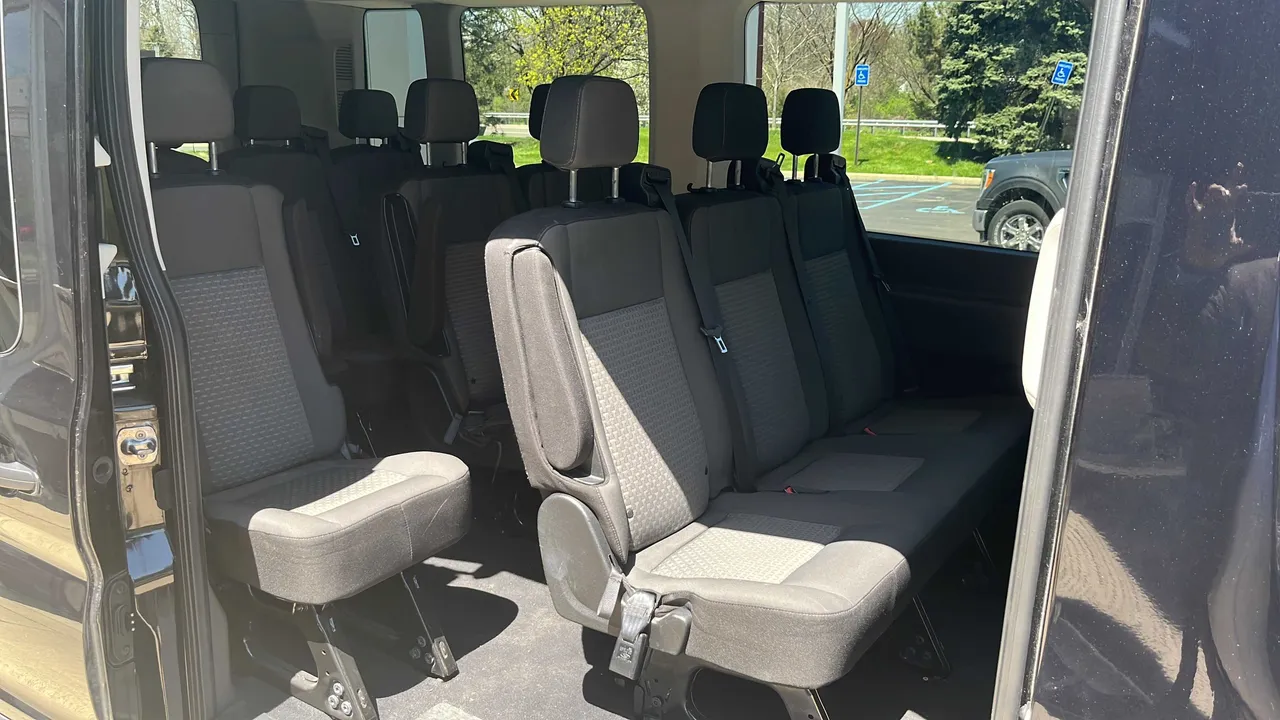 Ford Transit Passenger Van cabin view