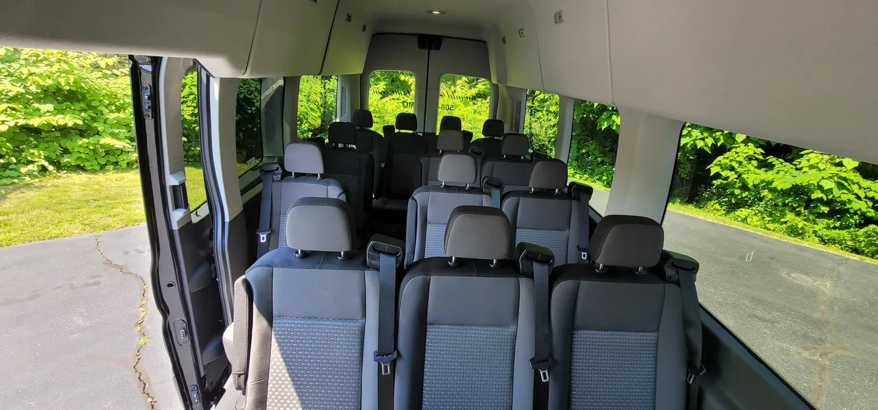 Ford Transit High Top Luxury Van cabin view