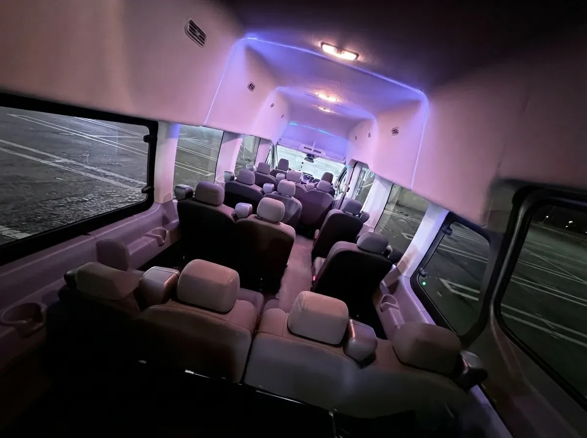 White Ford Transit Van to rent