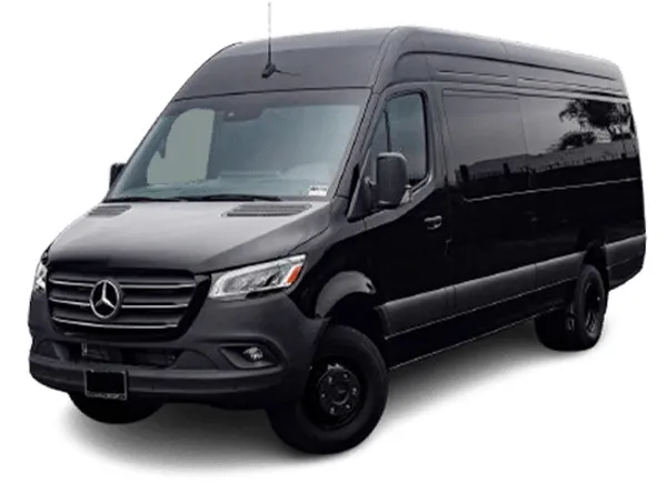 Black Mercedes-Benz Executive Sprinter to rent