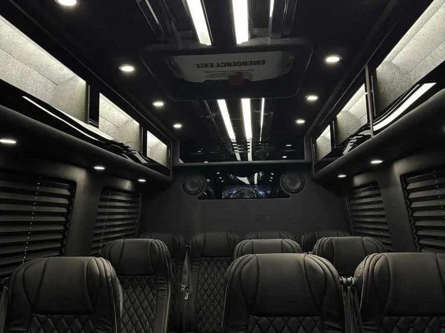 Black Mercedes-Benz Executive Sprinter Black Mercedes-Benz Executive Sprinter to rent