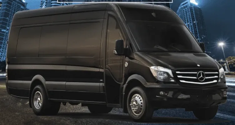Black Mercedes-Benz Executive Sprinter to rent