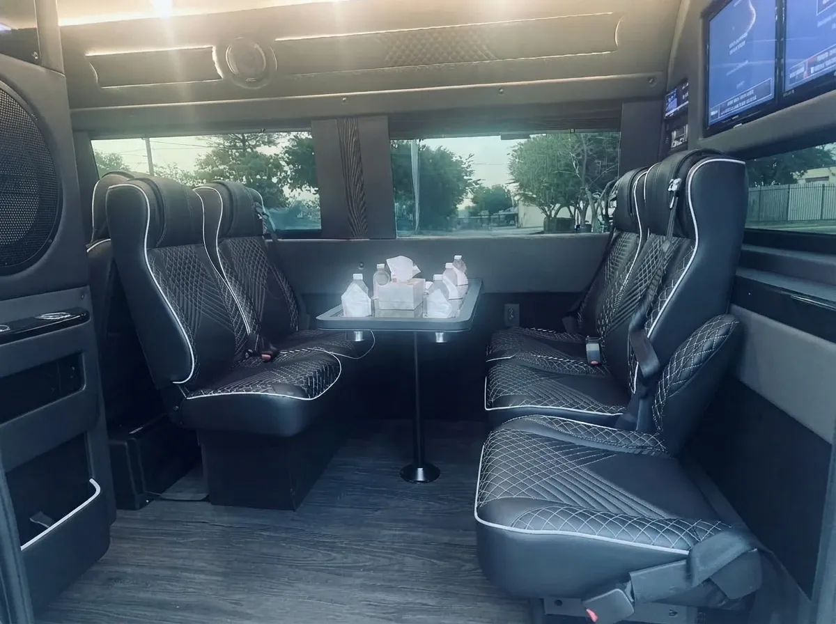 Black Mercedes-Benz Executive Sprinter to rent