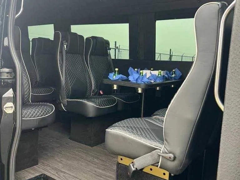 Black Mercedes-Benz Executive Sprinter, angle 5