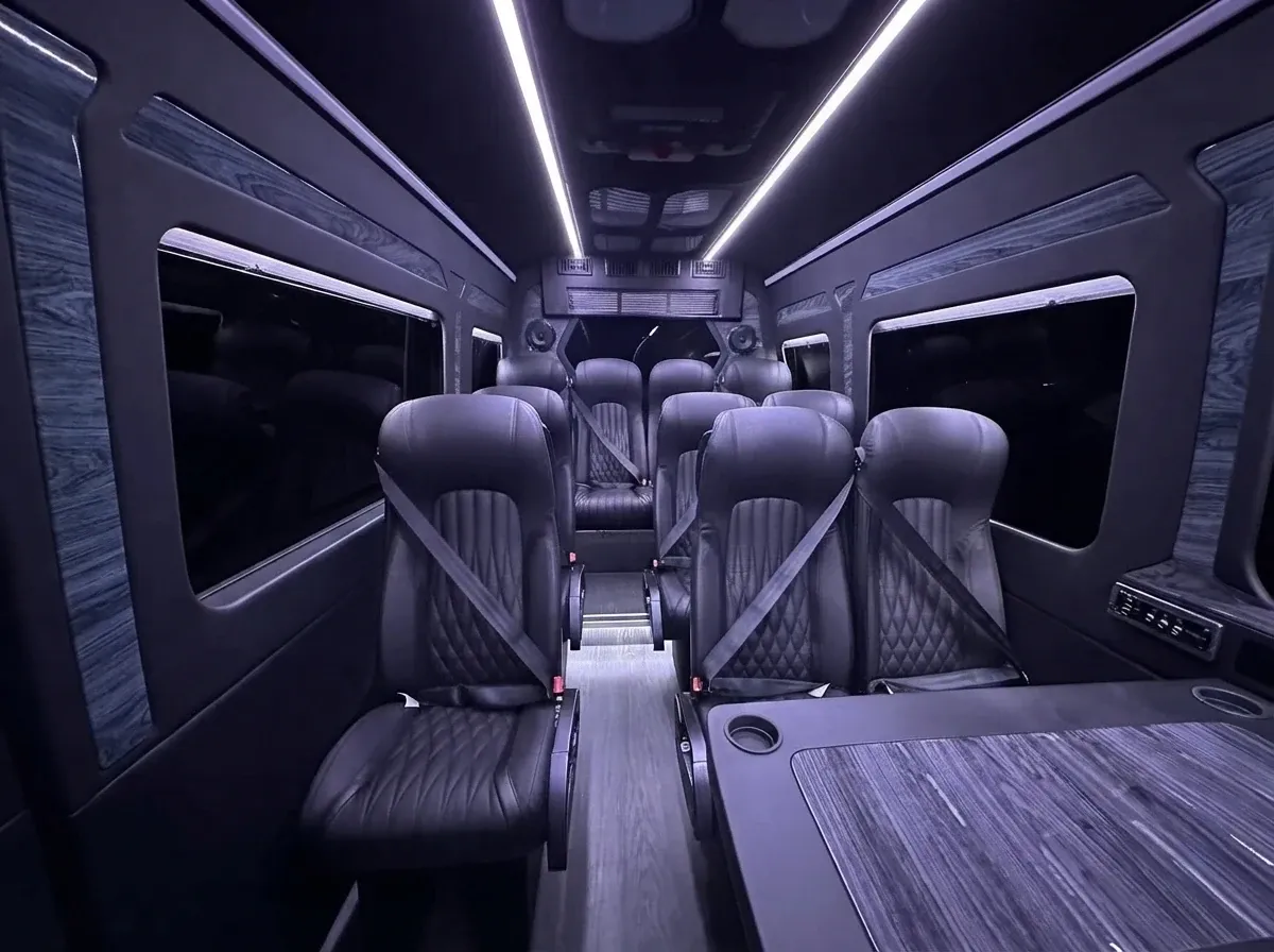 Black Mercedes-Benz Executive Sprinter to rent