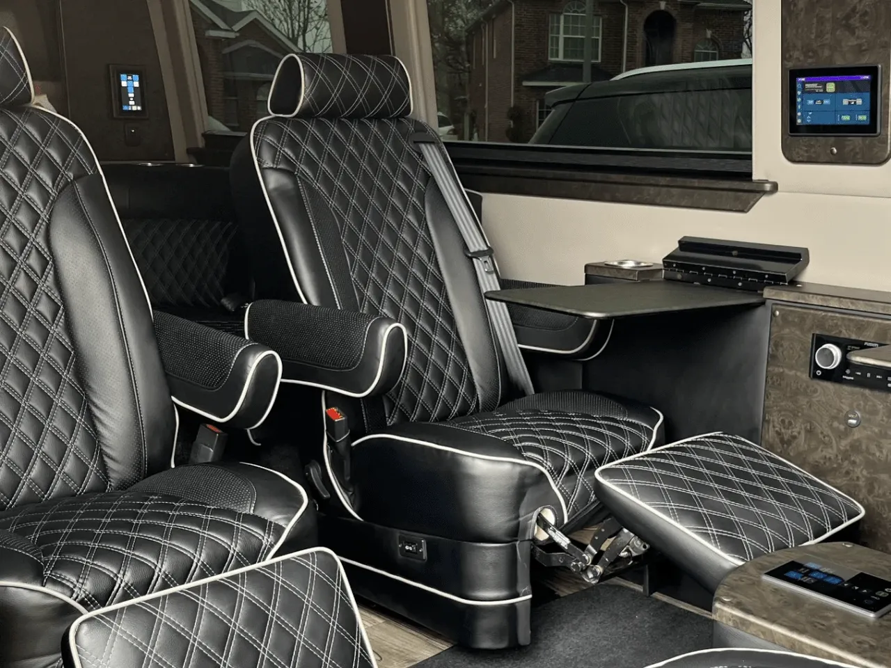 Black Mercedes-Benz Jet Sprinter to rent