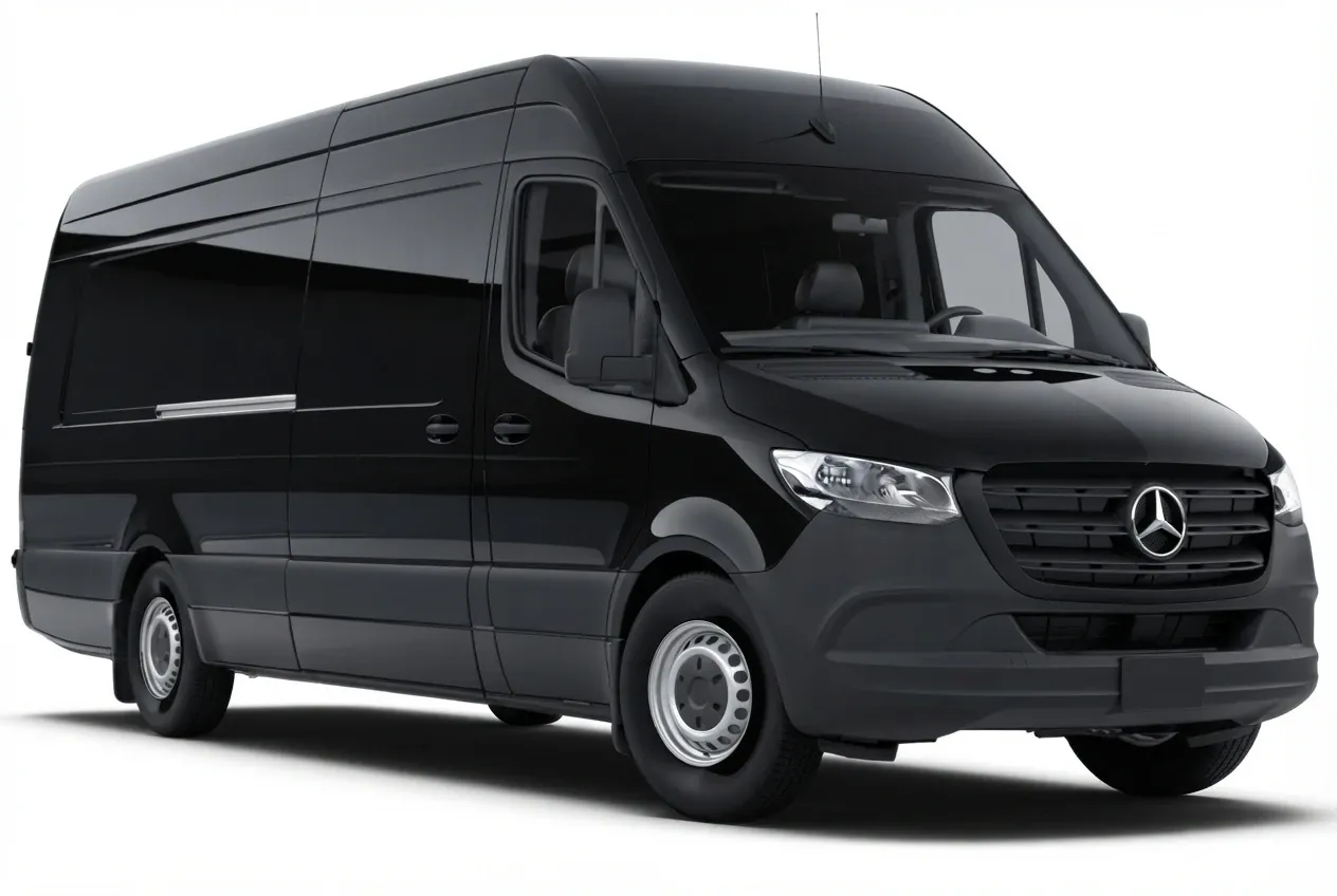 Mercedes-Benz Sprinter Black Mercedes-Benz Sprinter to rent