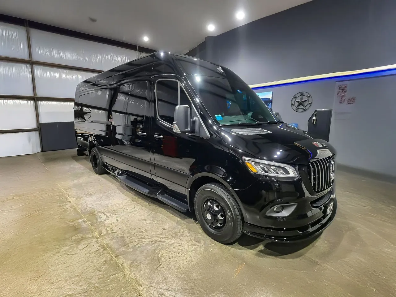 Black Mercedes-Benz Sprinter Executive Limousine to rent