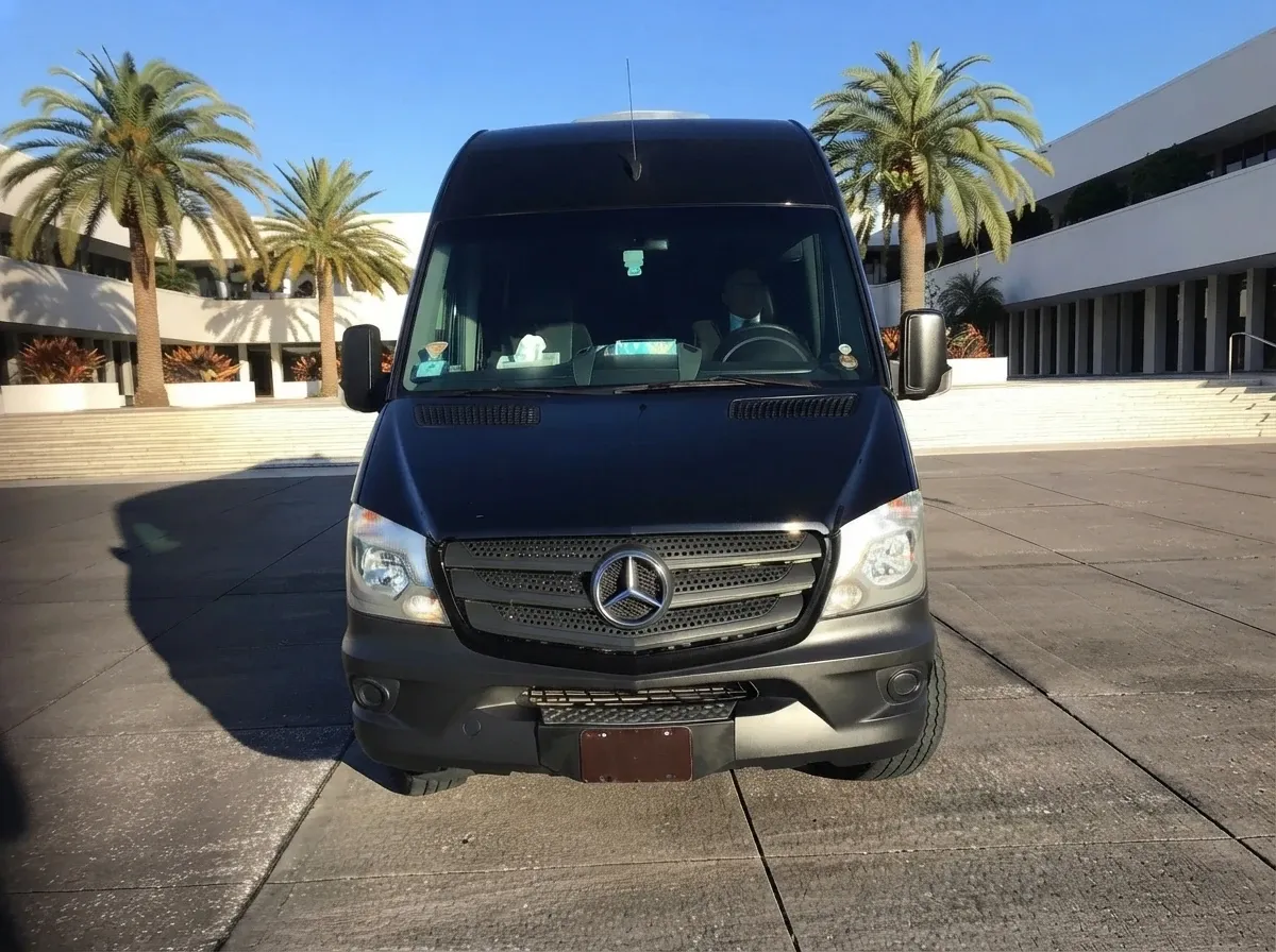 Mercedes-Benz Sprinter Van Black Mercedes-Benz Sprinter Van to rent