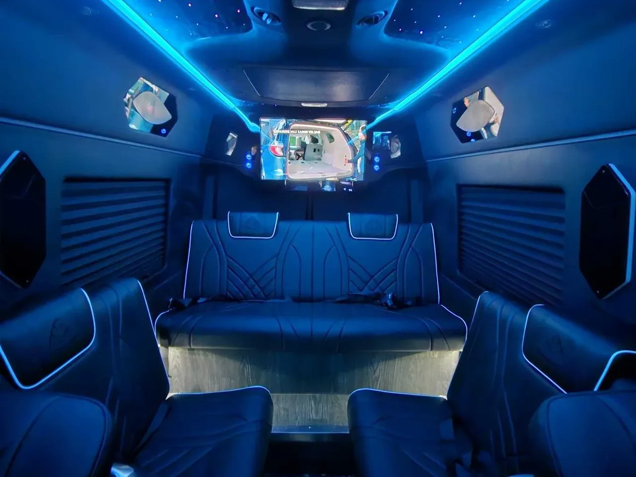 Black Mercedes-Benz Sprinter Van Jet, angle 5