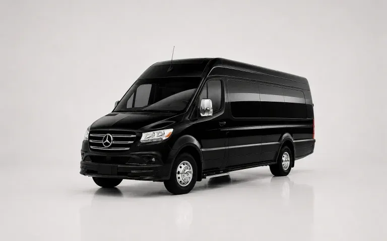Black Mercedes-Benz Metris to rent
