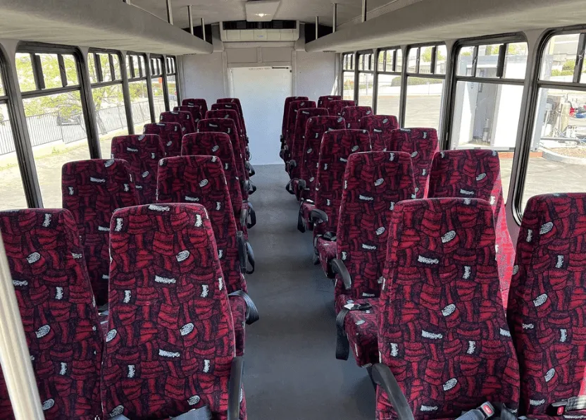 28 Passenger Mini Coach cabin view