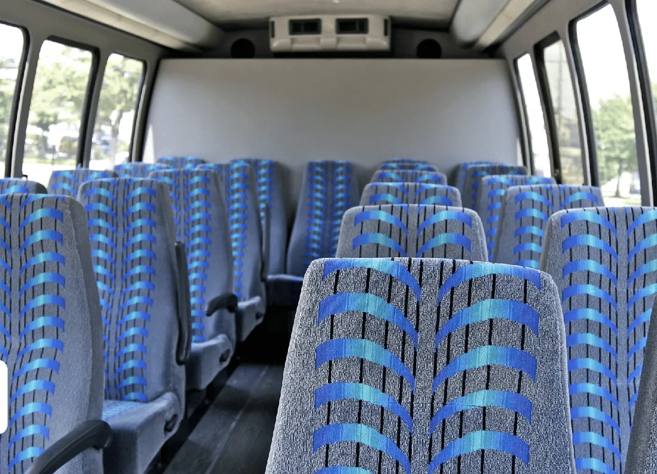 32 Passenger Mini Coach cabin view