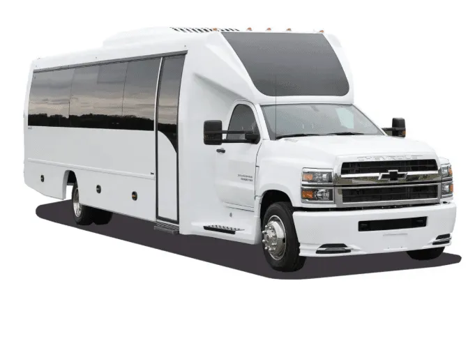 35 Passenger Mini Coach exterior angle