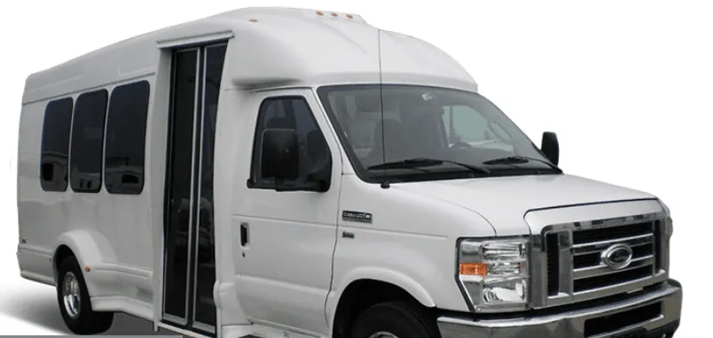 White 14 Passenger Mini Coach White 14 Passenger Mini Coach to rent