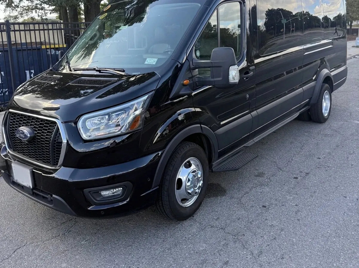 Black 14 Passenger Mini Van to rent