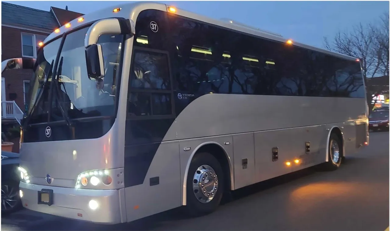 45 Passenger Motor Coach Black 45 Passenger Motor Coach to rent