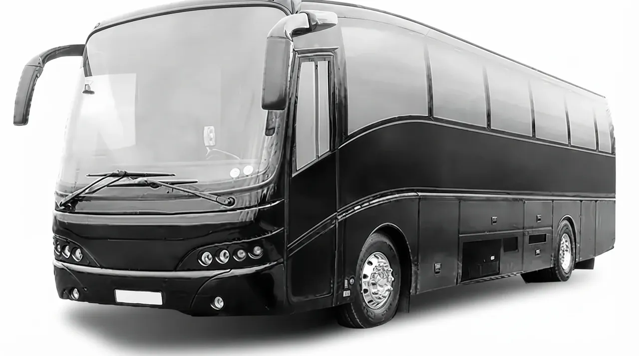 Black 55 Passenger Motor Coach to rent