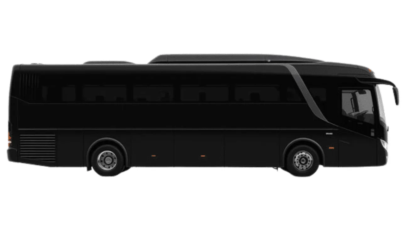56 Passenger Motorcoach Black 56 Passenger Motorcoach to rent