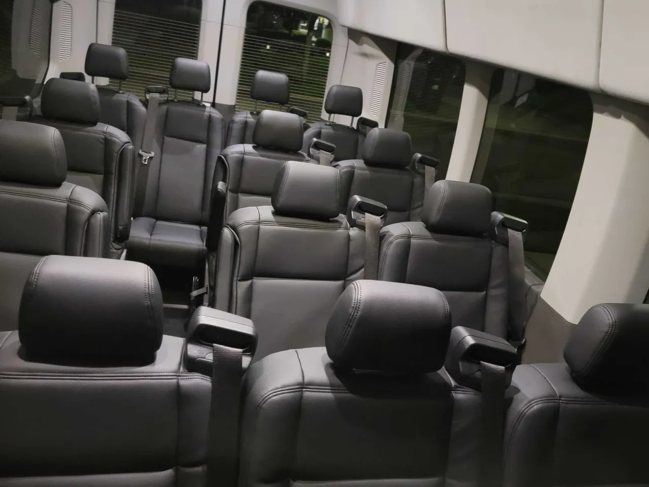 Black 14 Passenger Sprinter to rent