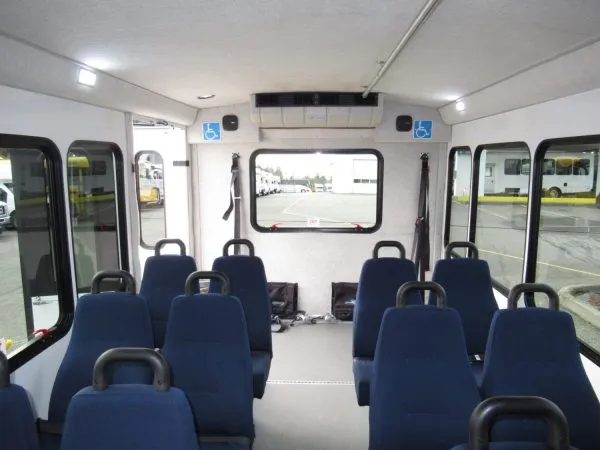 VIP Executive ADA Mini Coach 14 Passenger (ADA Wheelchair Lift) cabin view