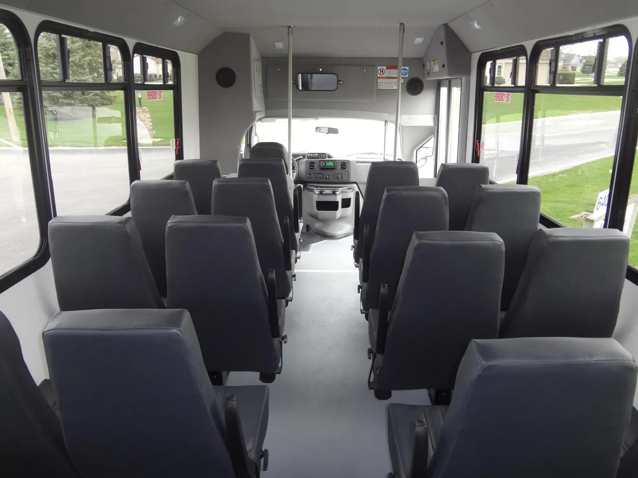VIP Executive ADA Mini Coach with Wheelchair Lift cabin view