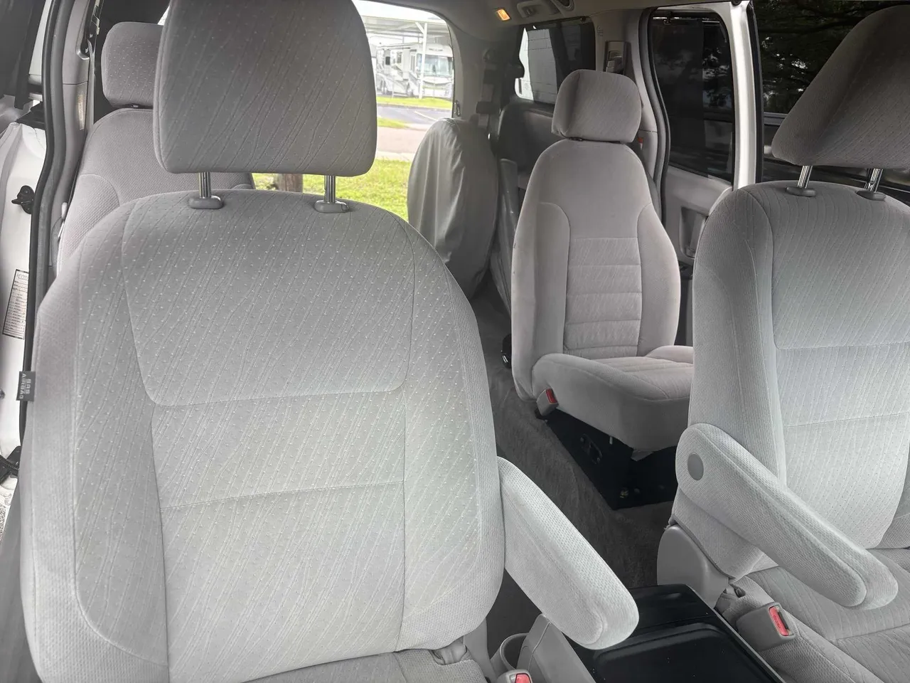 Wheelchair Accessible Van cabin view with captain's chairs
